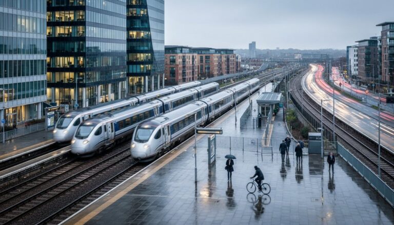 commuter friendly suburban location
