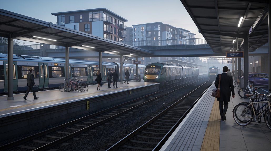 efficient train links and amenities