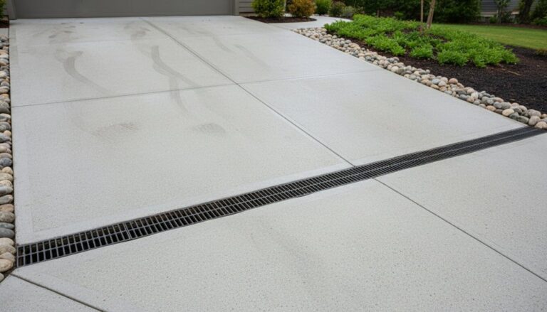 preventing driveway standing water