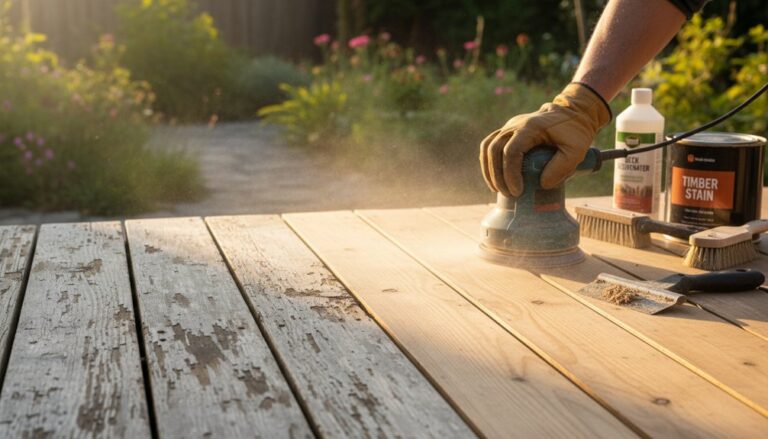 restore and refinish decking