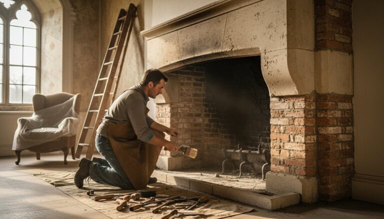 restoring vintage fireplace charm
