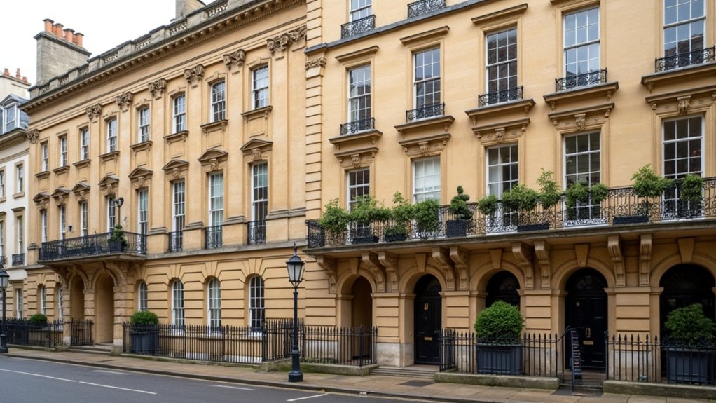 Bath Georgian townhouses the charm versus conversions